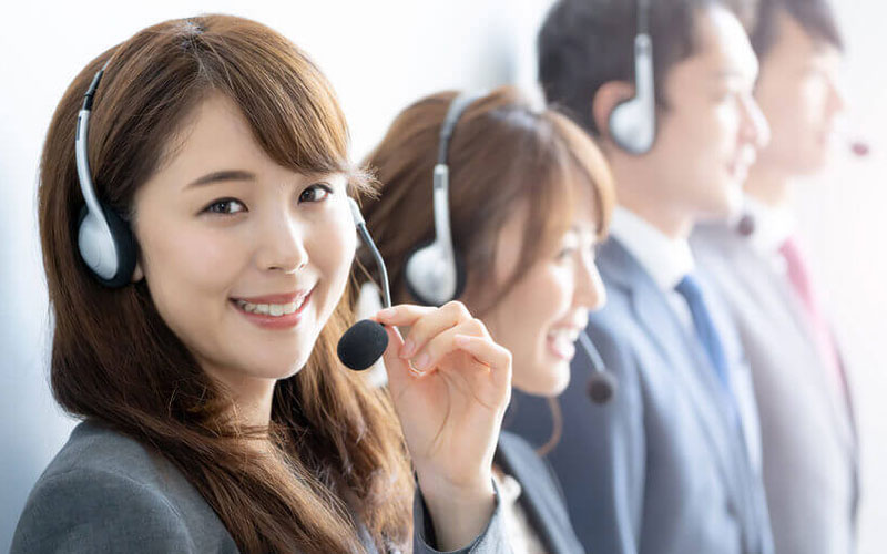 正社員による完全担当制